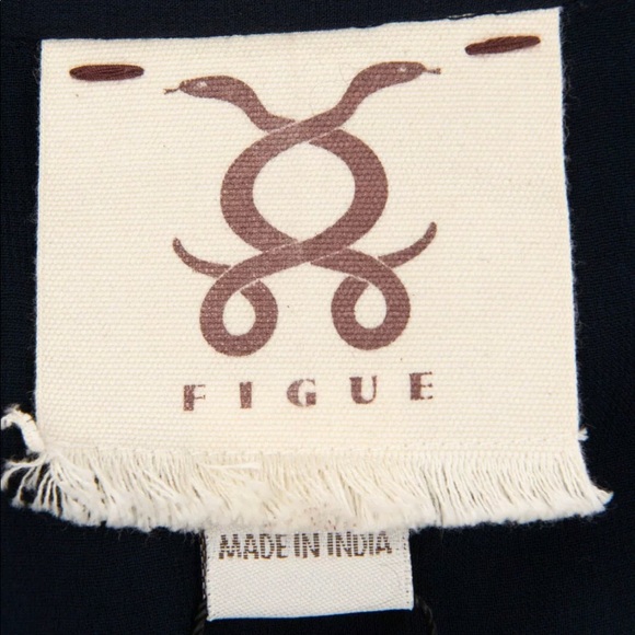 FIGUE • Crepe Flounce Skirt w/PomPoms • Sz 6 - Picture 4 of 6